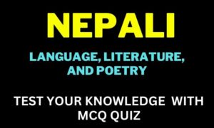 Test Your Knowledge of Language, Literature, and Poetry with MCQ Quiz